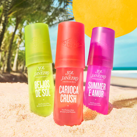Sol de Janeiro – Brumes Carioca Crush, Summer Amor ou Beijos de Sol – 90 ml
