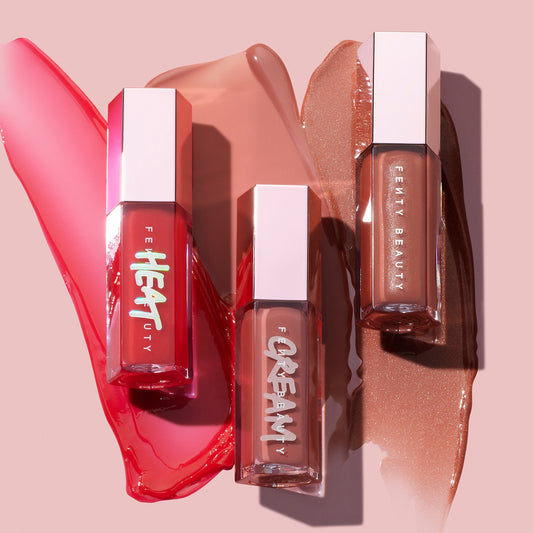 Fenty Beauty – Brillant à Lèvres Multicolore Effet Glaçure | Gloss Hydratant & Volumisant