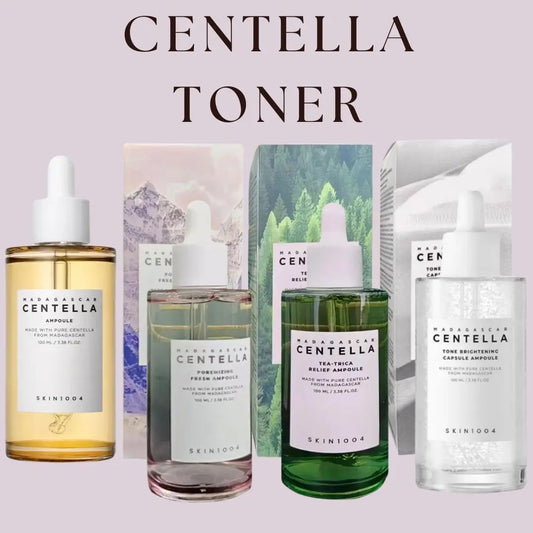 Sérum & Toner à la Centella Asiatica – Hydratant, Éclaircissant & Anti-Imperfections